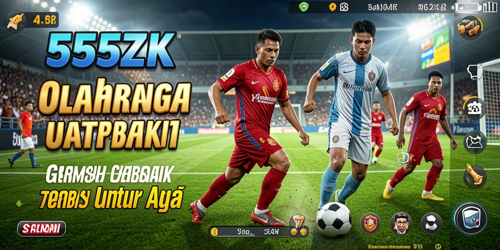 Tampilan screenshot gameplay seru di 555ZK dengan aksi olahraga.