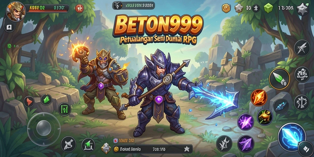 Tampilan mendebarkan dari pertarungan dalam BETON999 yang penuh strategi.