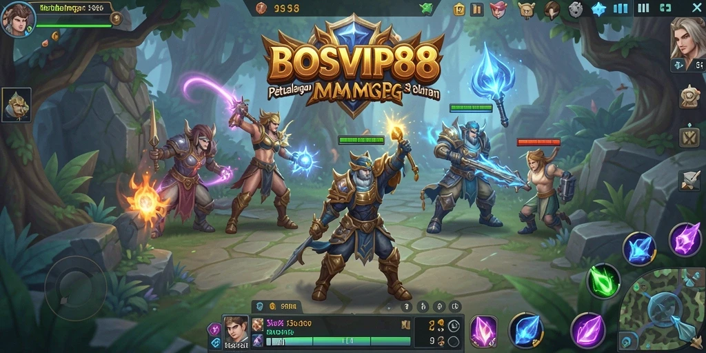 Tampilan gameplay seru dari BOSVIP88 dengan aksi MMORPG yang mendebarkan.