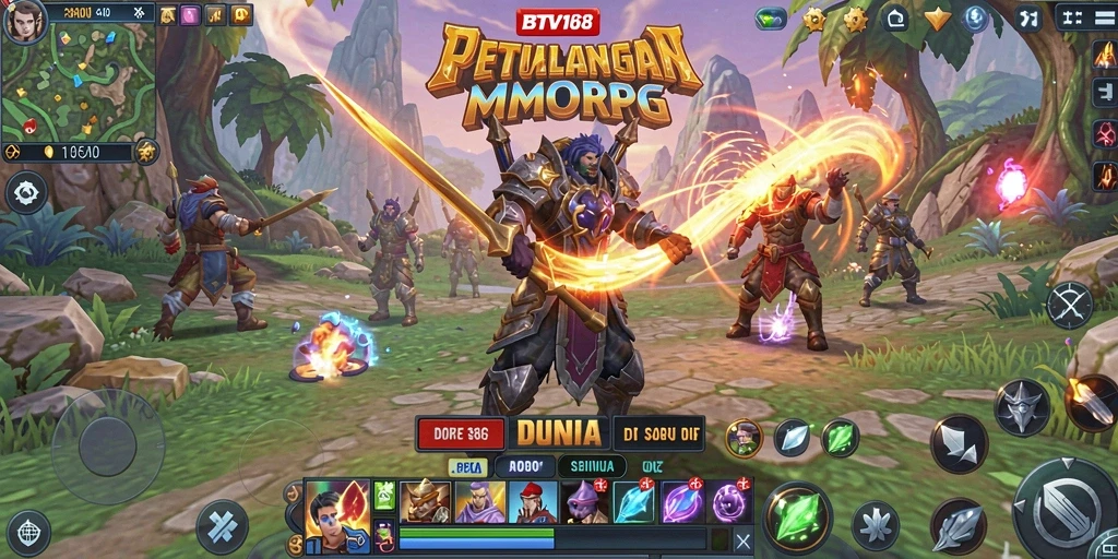 Tampilan gameplay <strong>BTV168</strong> yang memukau dan penuh aksi.
