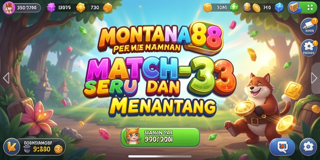 Screenshot gameplay seru MONTANA88 dengan warna-warni menarik.