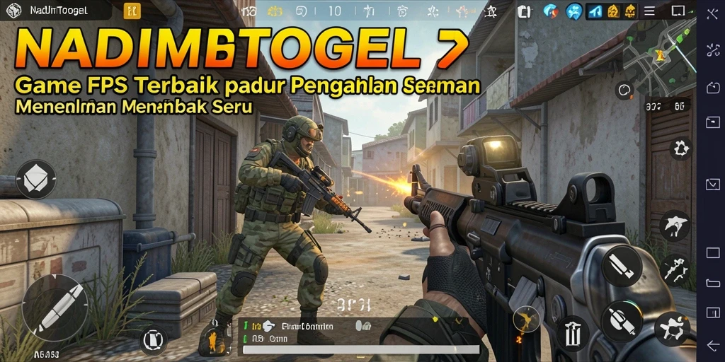 Screenshot menampilkan pengalaman menembak yang mendebarkan di NADIMTOGEL.