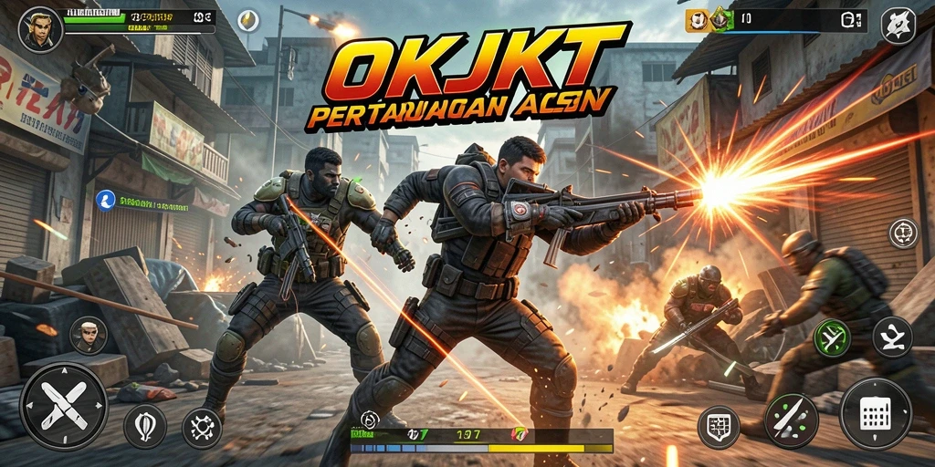 Tangkapan layar dari gameplay OKJKT yang mendebarkan.