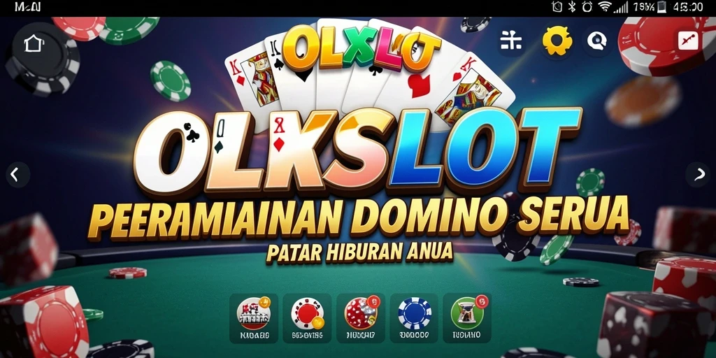 Tampilan gameplay menarik dari OLXSLOT dengan elemen Domino.