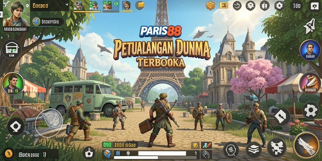 Gameplay mendebarkan di dunia terbuka PARIS88.