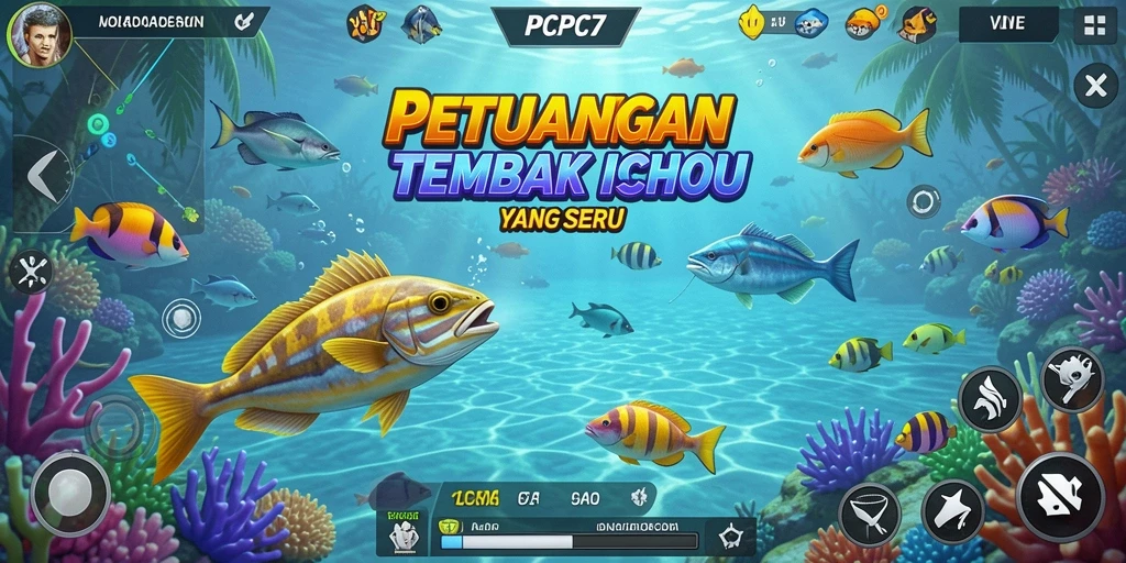 Tampilan gameplay menegangkan dari PCPC7 saat berburu ikan.