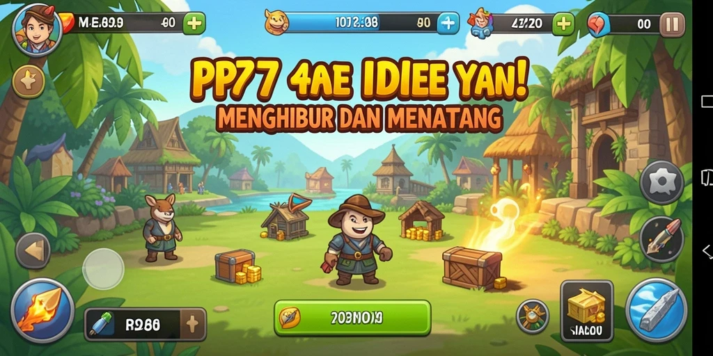 Tampilan gameplay seru PP7 dengan sistem Idle yang menarik.