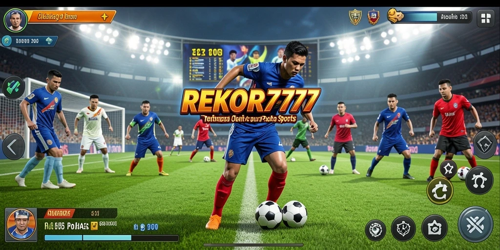 Tampilan menarik dari gameplay olahraga di REKOR777.
