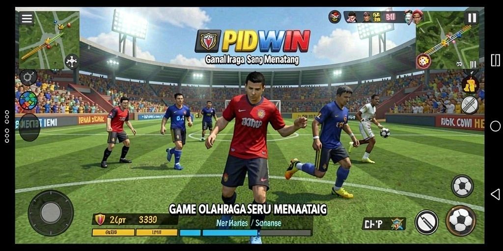 Tampilan dinamis dan menarik dari gameplay RPIDWIN.