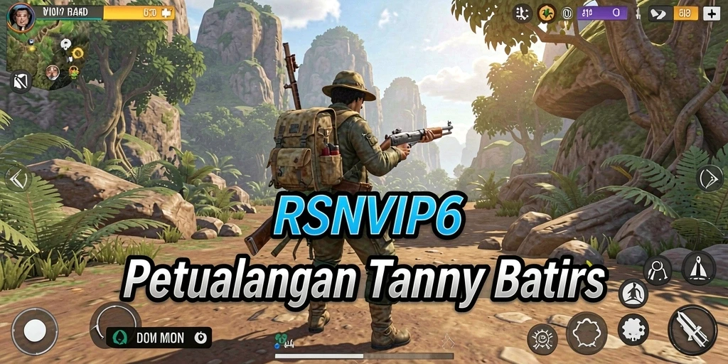 Screenshot gameplay RSNVIP6 menunjukkan petualangan seru di dunia terbuka.